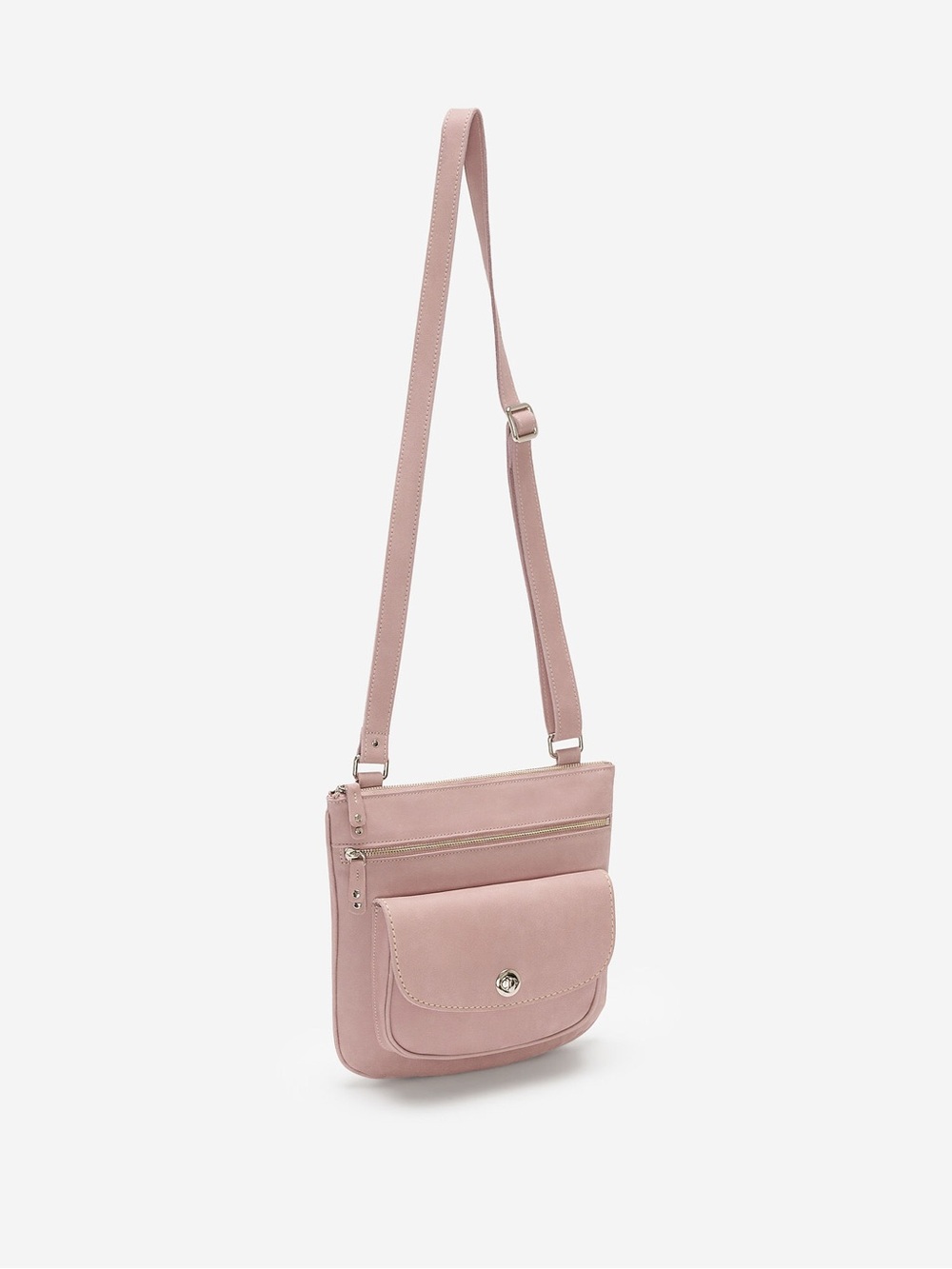 Roots Riverside Saddle 2.0 Woodrose Suede Leather Crossbody Bag Like New Sold